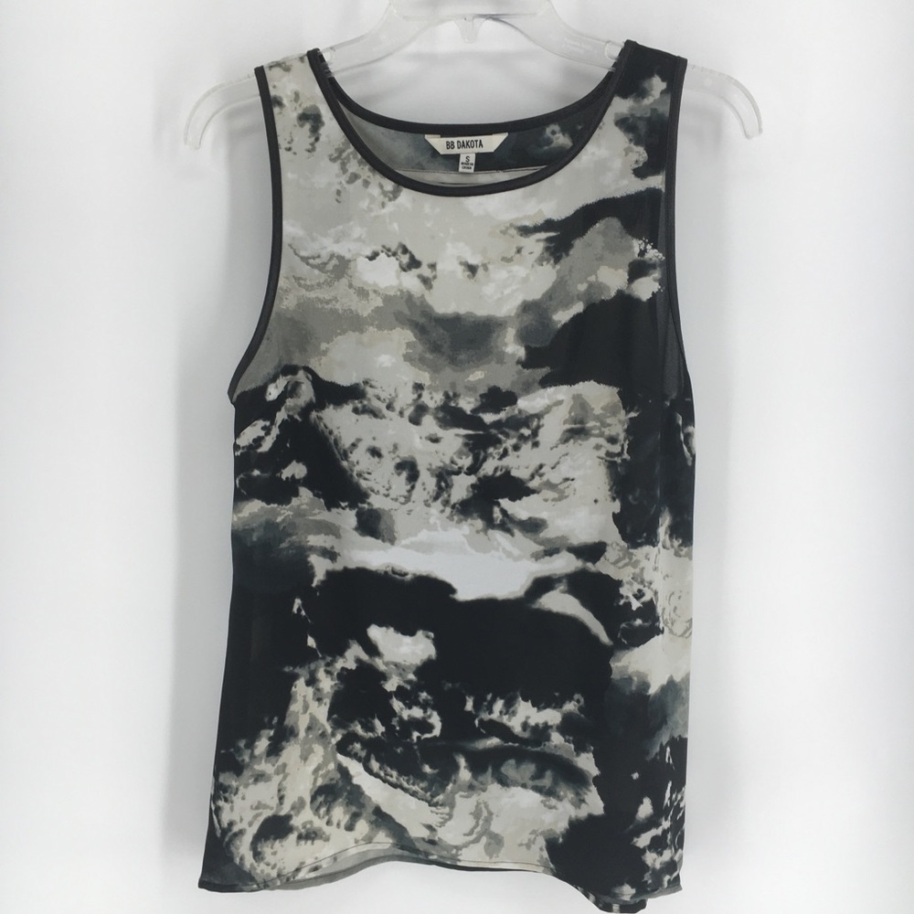 Jack by BB Dakota Nadira Top - Cloud Print Sz S